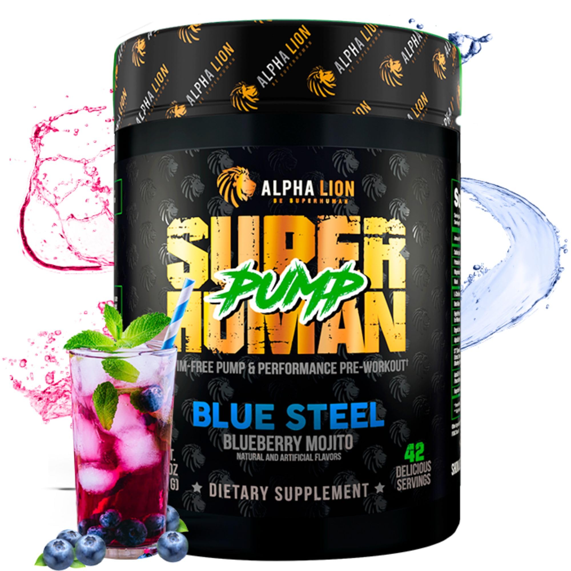 Amazon.com: ALPHA LION Superhuman Pump Pre Workout Powder
